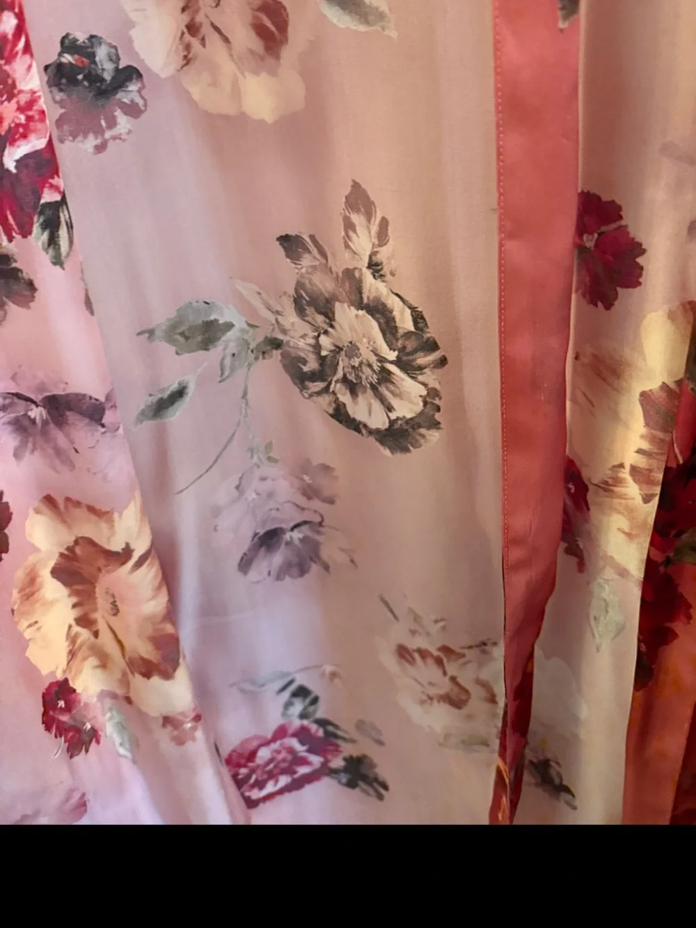 Nordstrom Pink Floral Silk robe or jacket